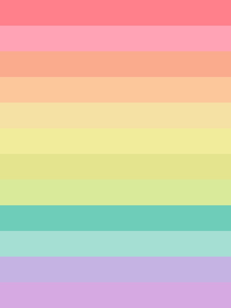 Light Spring colors palette