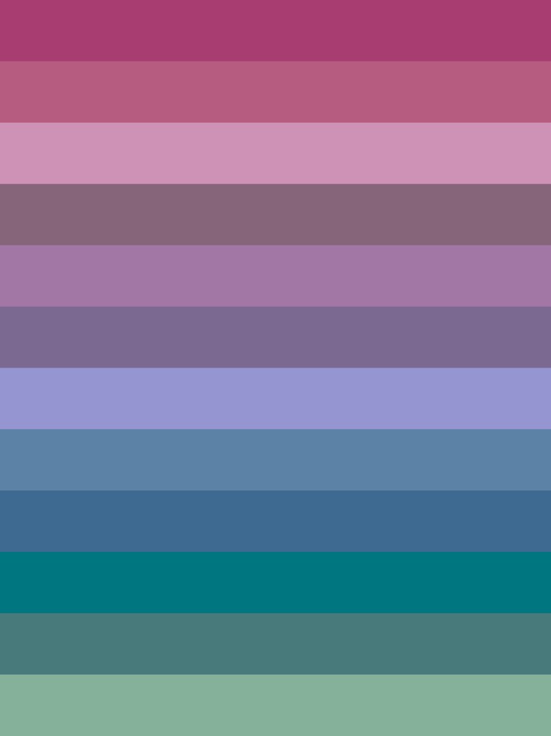 Soft Summer colors palette